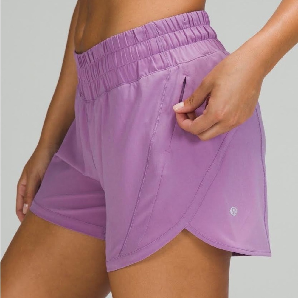 Lululemon Track That Mid-Rise Lined Short 5"